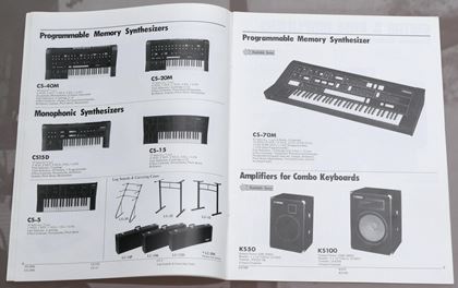 Yamaha-Vol 7- CS70M, CP80, E1010 etc
